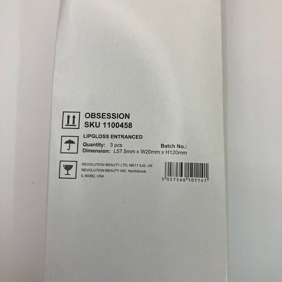 Makeup Obsession Lip Gloss 0.17 fl oz Pink Mauve Gloss Shine Brillo de Labio New - Picture 2 of 7